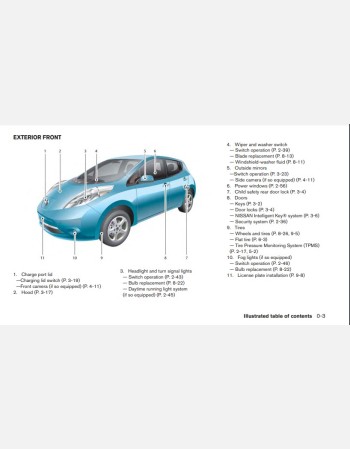 nissan leaf 2017 owners manual
